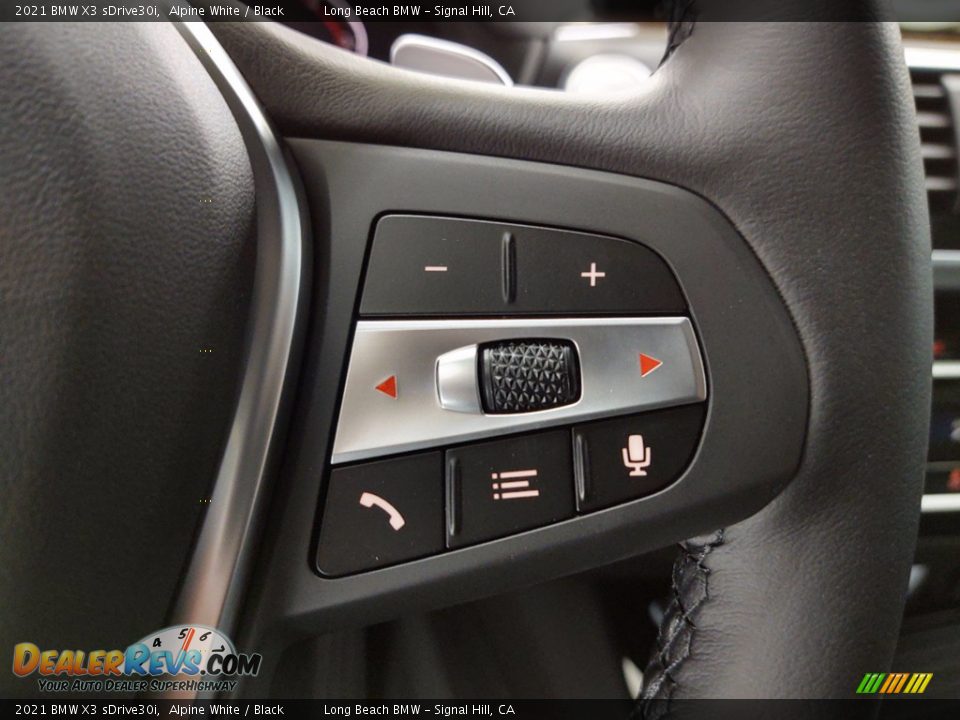 2021 BMW X3 sDrive30i Steering Wheel Photo #16