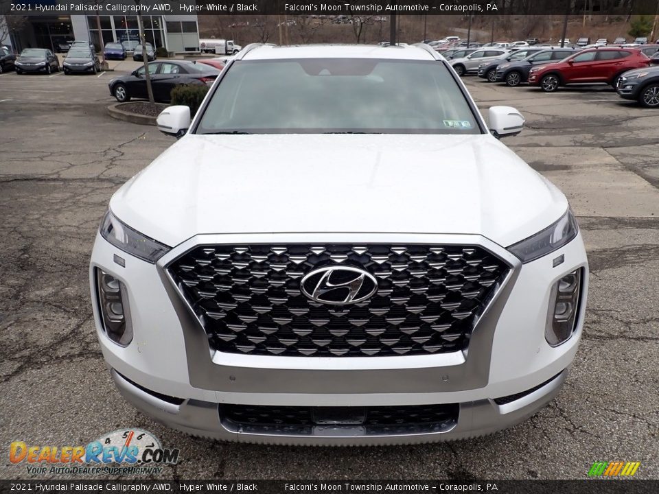 2021 Hyundai Palisade Calligraphy AWD Hyper White / Black Photo #4