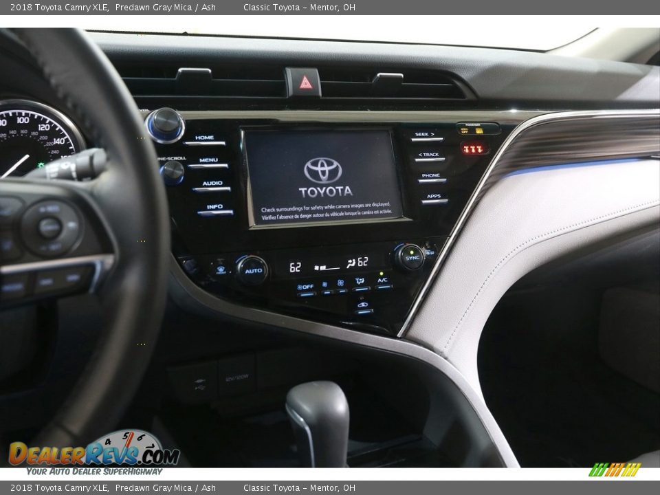 2018 Toyota Camry XLE Predawn Gray Mica / Ash Photo #9