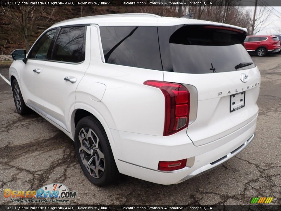 2021 Hyundai Palisade Calligraphy AWD Hyper White / Black Photo #6