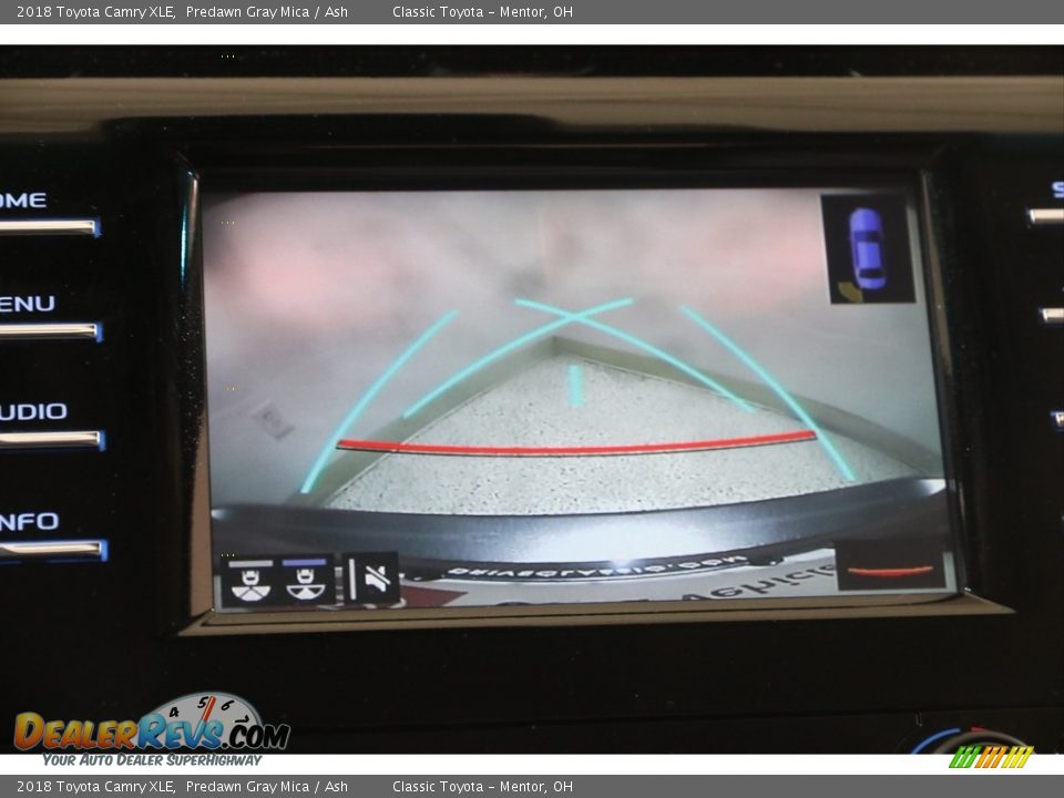 2018 Toyota Camry XLE Predawn Gray Mica / Ash Photo #12