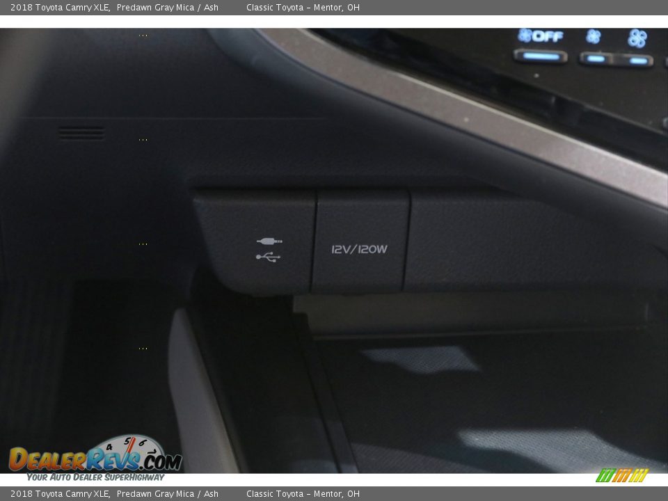 2018 Toyota Camry XLE Predawn Gray Mica / Ash Photo #13