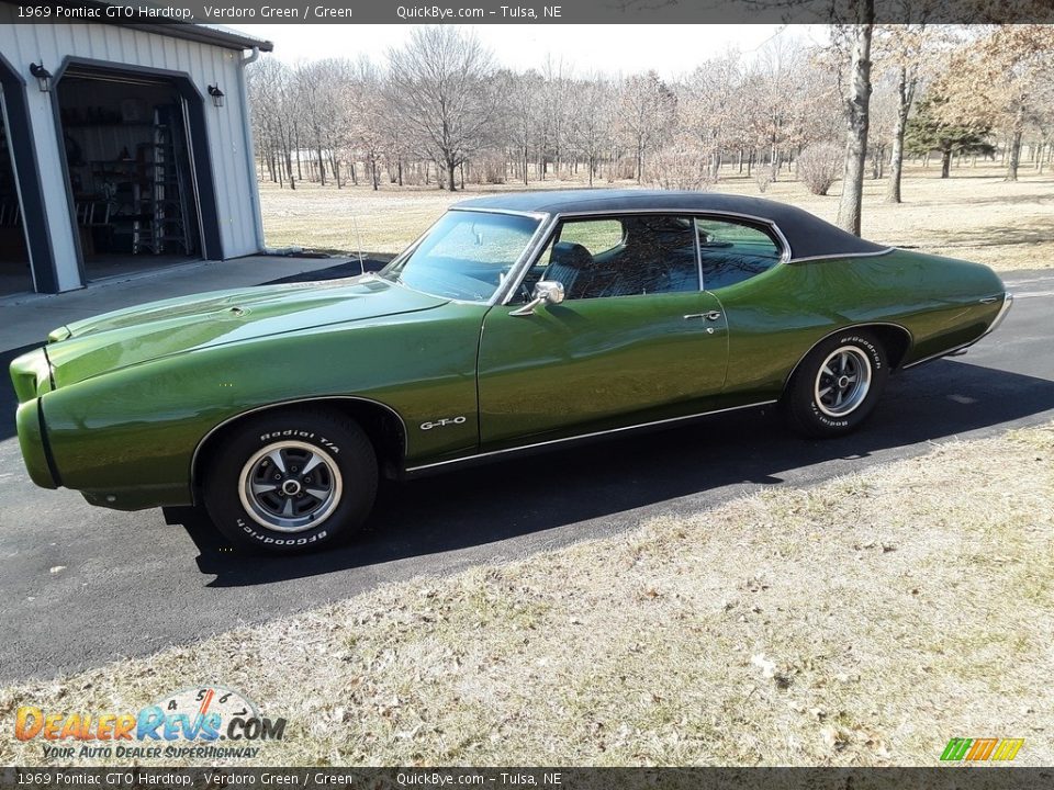 Verdoro Green 1969 Pontiac GTO Hardtop Photo #3