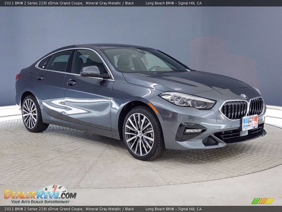 2021 BMW 2 Series 228i sDrive Grand Coupe Mineral Gray Metallic / Black Photo #1