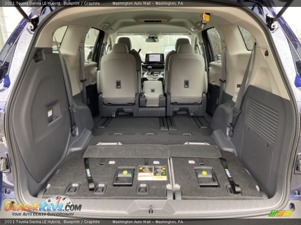 2021 Toyota Sienna LE Hybrid Blueprint / Graphite Photo #36