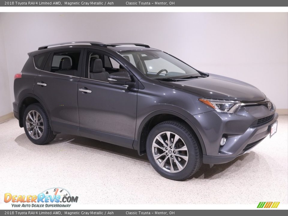 2018 Toyota RAV4 Limited AWD Magnetic Gray Metallic / Ash Photo #1