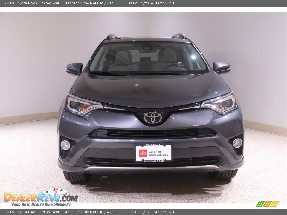 2018 Toyota RAV4 Limited AWD Magnetic Gray Metallic / Ash Photo #2