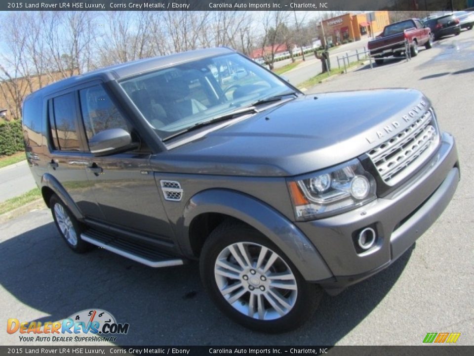 2015 Land Rover LR4 HSE Luxury Corris Grey Metallic / Ebony Photo #3