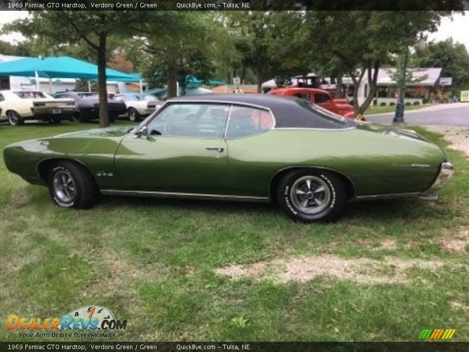 Verdoro Green 1969 Pontiac GTO Hardtop Photo #7