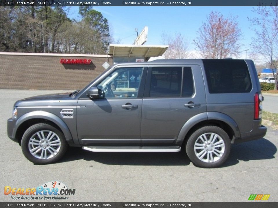 2015 Land Rover LR4 HSE Luxury Corris Grey Metallic / Ebony Photo #7