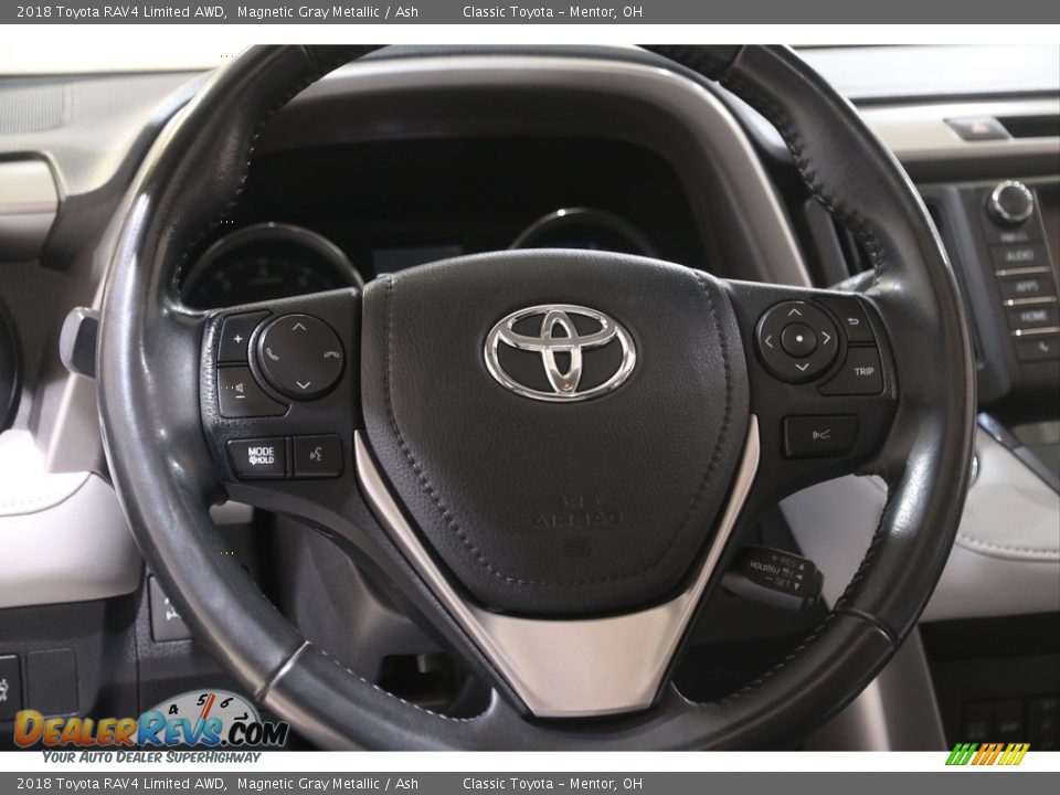 2018 Toyota RAV4 Limited AWD Magnetic Gray Metallic / Ash Photo #7