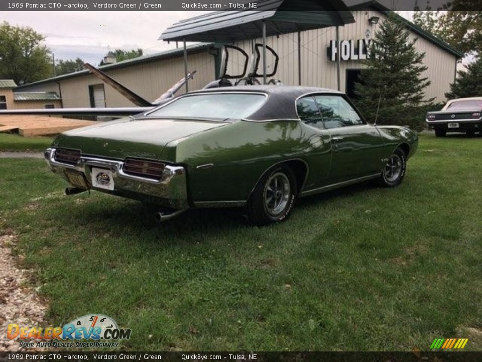 1969 Pontiac GTO Hardtop Verdoro Green / Green Photo #10