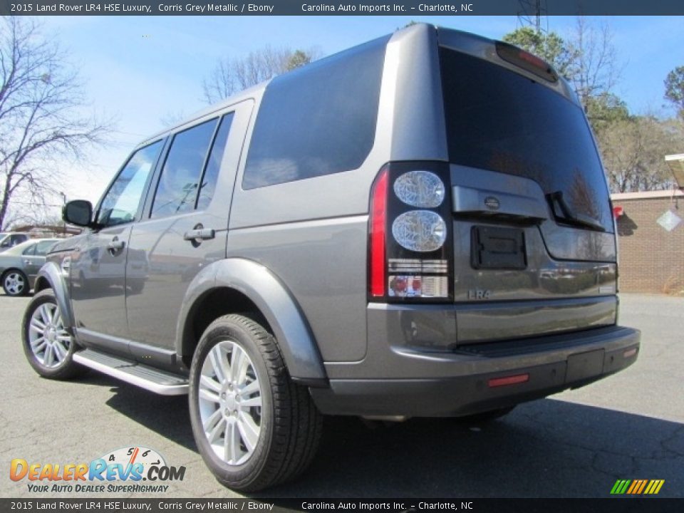 2015 Land Rover LR4 HSE Luxury Corris Grey Metallic / Ebony Photo #8