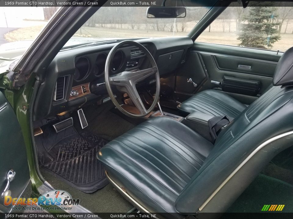 Green Interior - 1969 Pontiac GTO Hardtop Photo #11