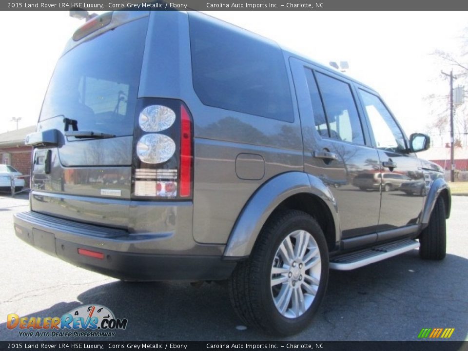 2015 Land Rover LR4 HSE Luxury Corris Grey Metallic / Ebony Photo #10