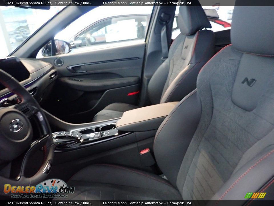 Front Seat of 2021 Hyundai Sonata N Line Photo #11