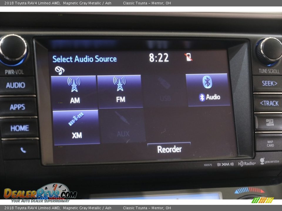 2018 Toyota RAV4 Limited AWD Magnetic Gray Metallic / Ash Photo #11
