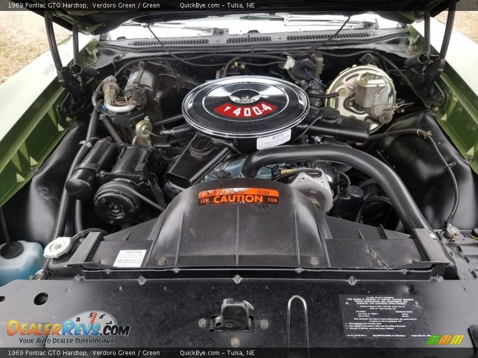 1969 Pontiac GTO Hardtop 400 cid OHV 16-Valve V8 Engine Photo #13