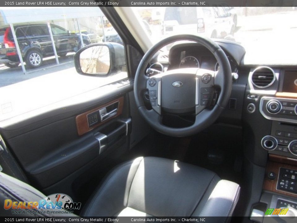 2015 Land Rover LR4 HSE Luxury Corris Grey Metallic / Ebony Photo #12