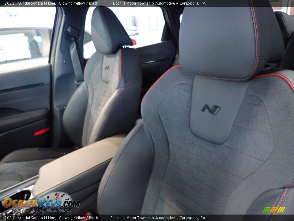 Front Seat of 2021 Hyundai Sonata N Line Photo #13