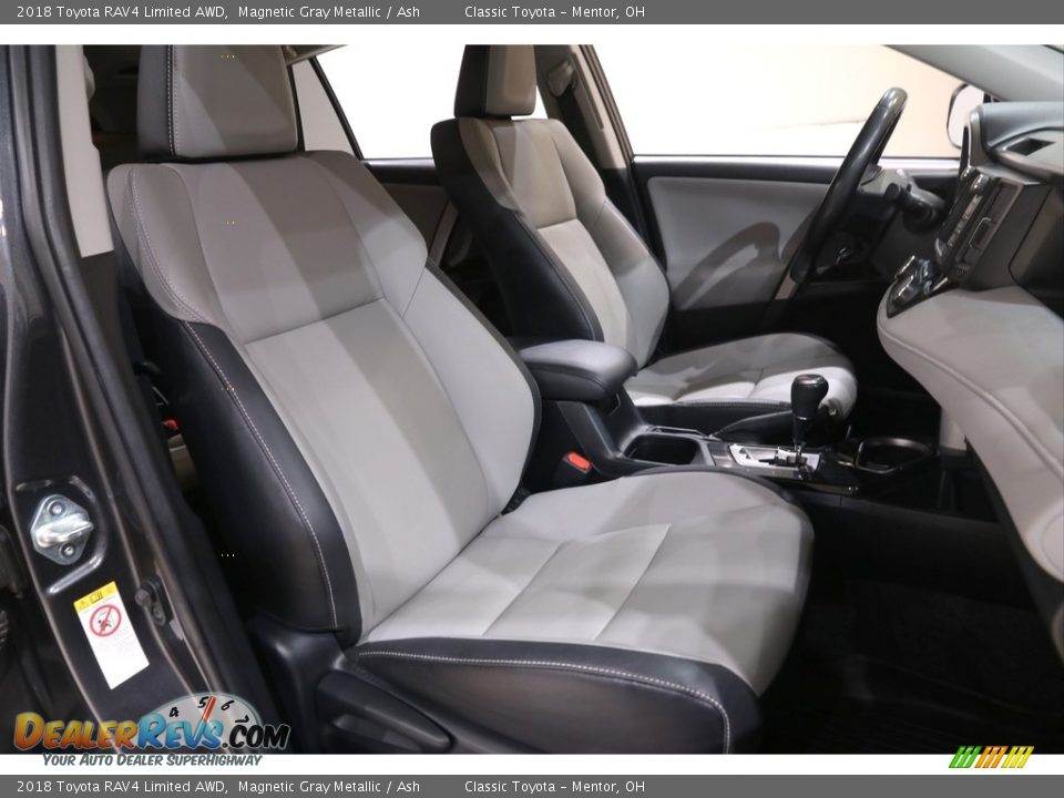 2018 Toyota RAV4 Limited AWD Magnetic Gray Metallic / Ash Photo #15