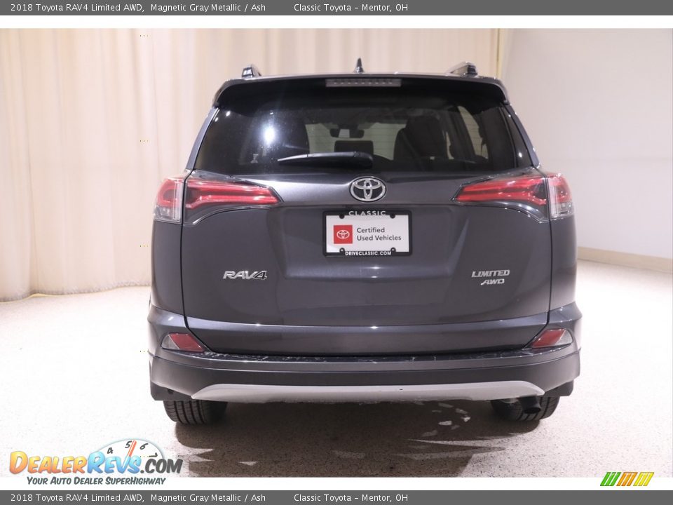 2018 Toyota RAV4 Limited AWD Magnetic Gray Metallic / Ash Photo #18