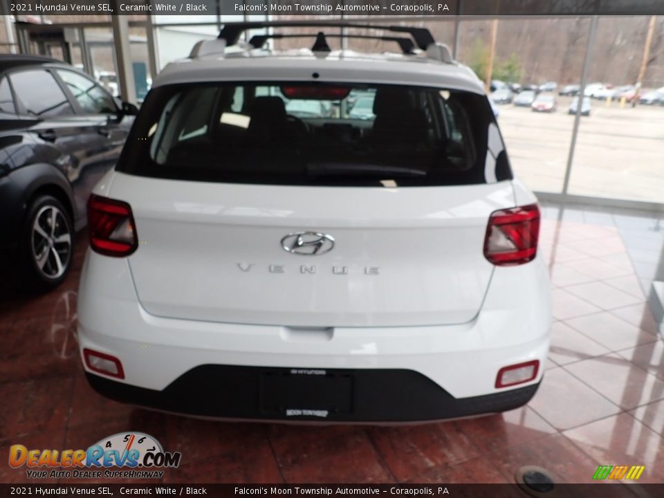 2021 Hyundai Venue SEL Ceramic White / Black Photo #6