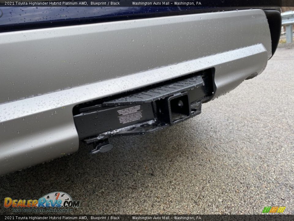 2021 Toyota Highlander Hybrid Platinum AWD Blueprint / Black Photo #27