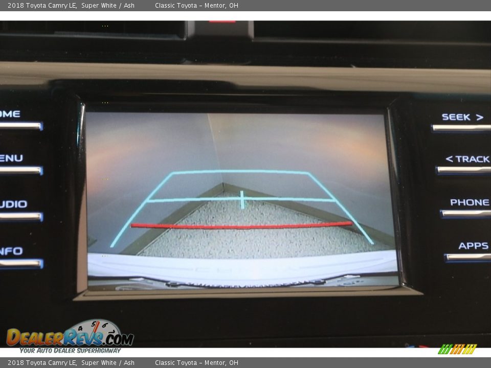 2018 Toyota Camry LE Super White / Ash Photo #12