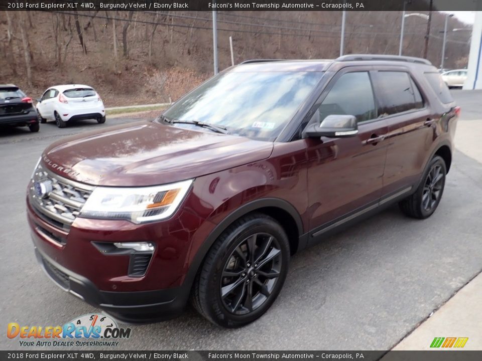 2018 Ford Explorer XLT 4WD Burgundy Velvet / Ebony Black Photo #7