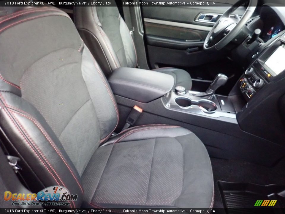 2018 Ford Explorer XLT 4WD Burgundy Velvet / Ebony Black Photo #11