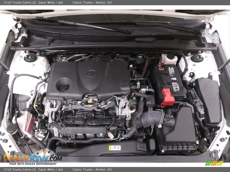 2018 Toyota Camry LE Super White / Ash Photo #19