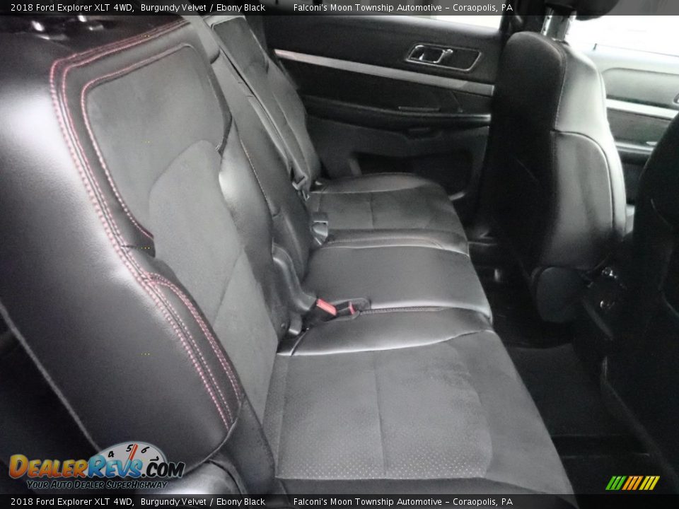 2018 Ford Explorer XLT 4WD Burgundy Velvet / Ebony Black Photo #14