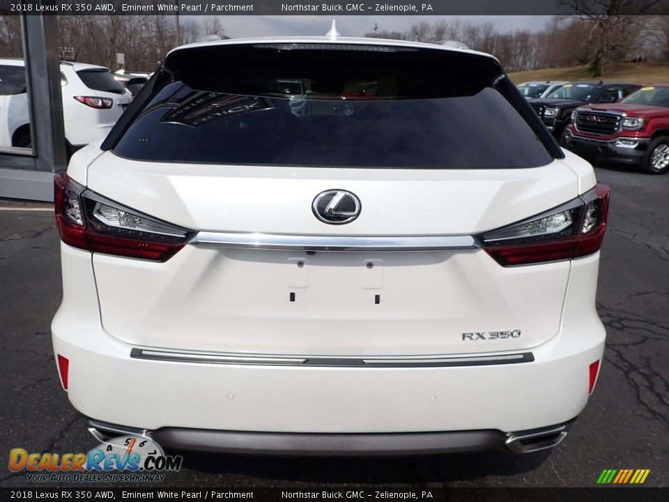 2018 Lexus RX 350 AWD Eminent White Pearl / Parchment Photo #9