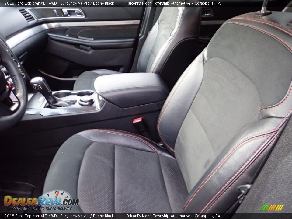 2018 Ford Explorer XLT 4WD Burgundy Velvet / Ebony Black Photo #16