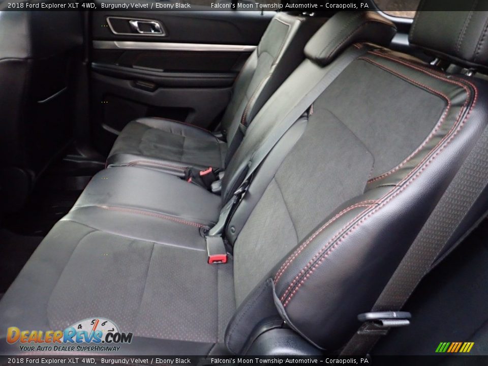2018 Ford Explorer XLT 4WD Burgundy Velvet / Ebony Black Photo #17
