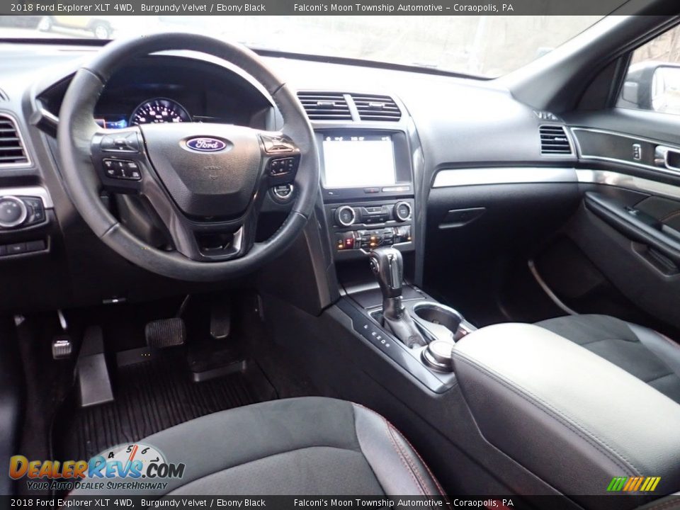 2018 Ford Explorer XLT 4WD Burgundy Velvet / Ebony Black Photo #18