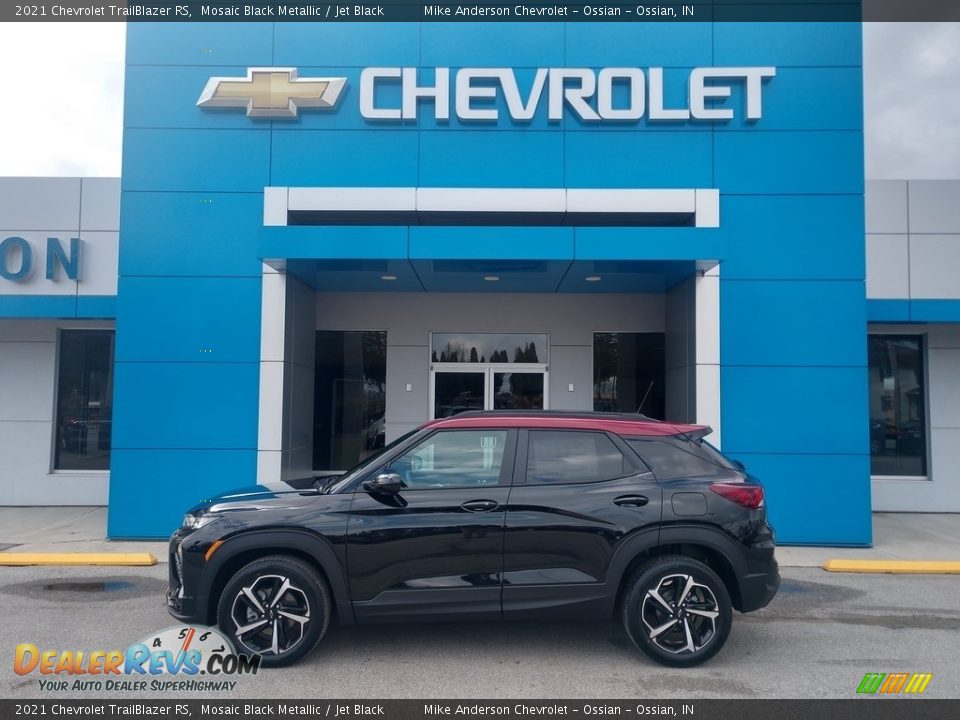 2021 Chevrolet Trailblazer RS Mosaic Black Metallic / Jet Black Photo #1