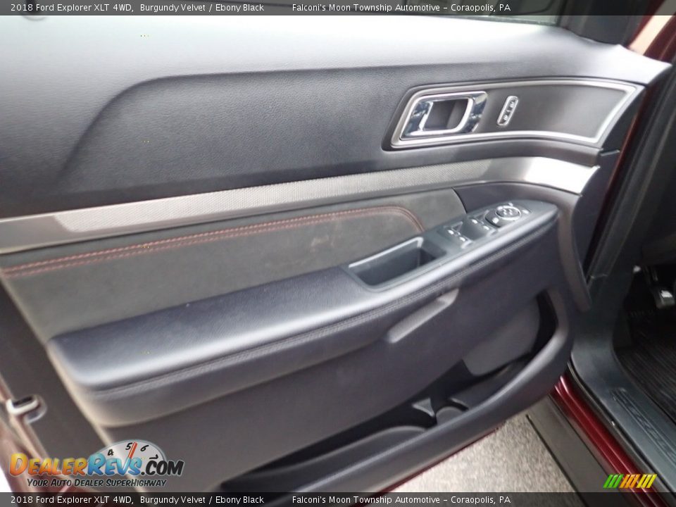 2018 Ford Explorer XLT 4WD Burgundy Velvet / Ebony Black Photo #19