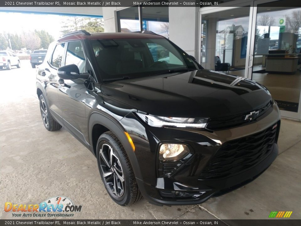 2021 Chevrolet Trailblazer RS Mosaic Black Metallic / Jet Black Photo #2