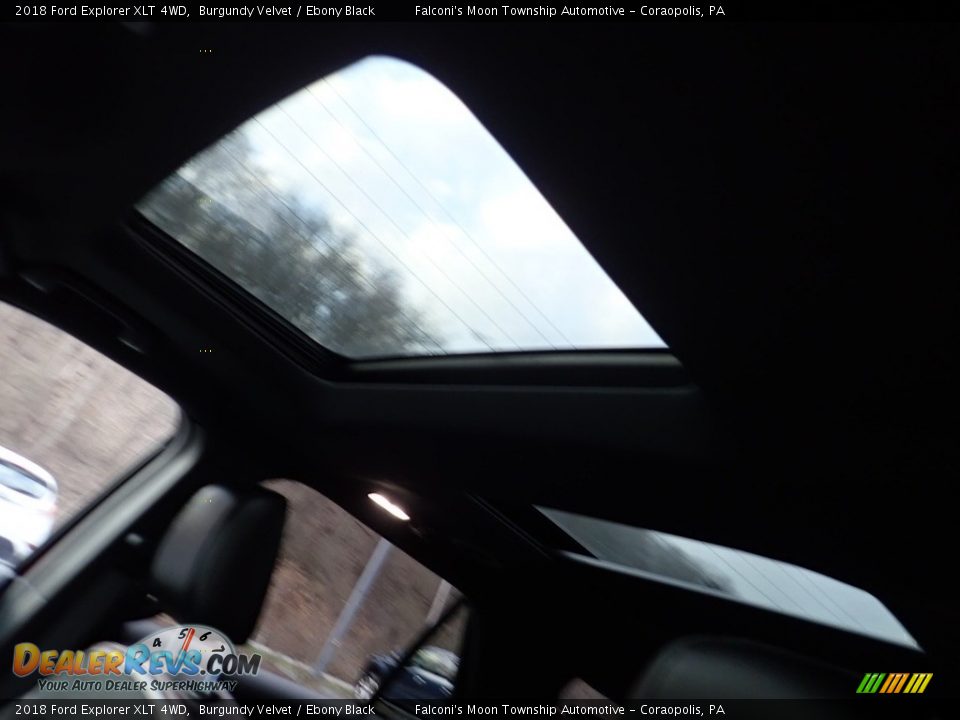 2018 Ford Explorer XLT 4WD Burgundy Velvet / Ebony Black Photo #20