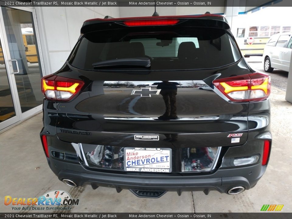 2021 Chevrolet TrailBlazer RS Mosaic Black Metallic / Jet Black Photo #5