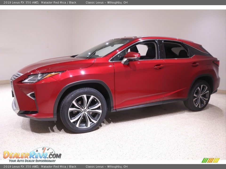 2019 Lexus RX 350 AWD Matador Red Mica / Black Photo #3