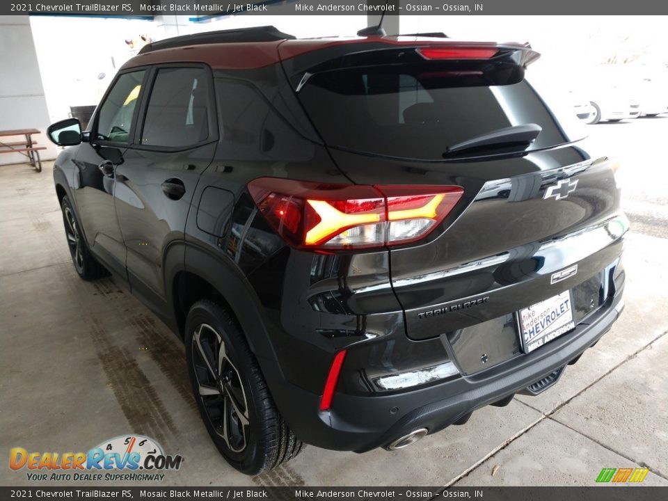 2021 Chevrolet Trailblazer RS Mosaic Black Metallic / Jet Black Photo #7