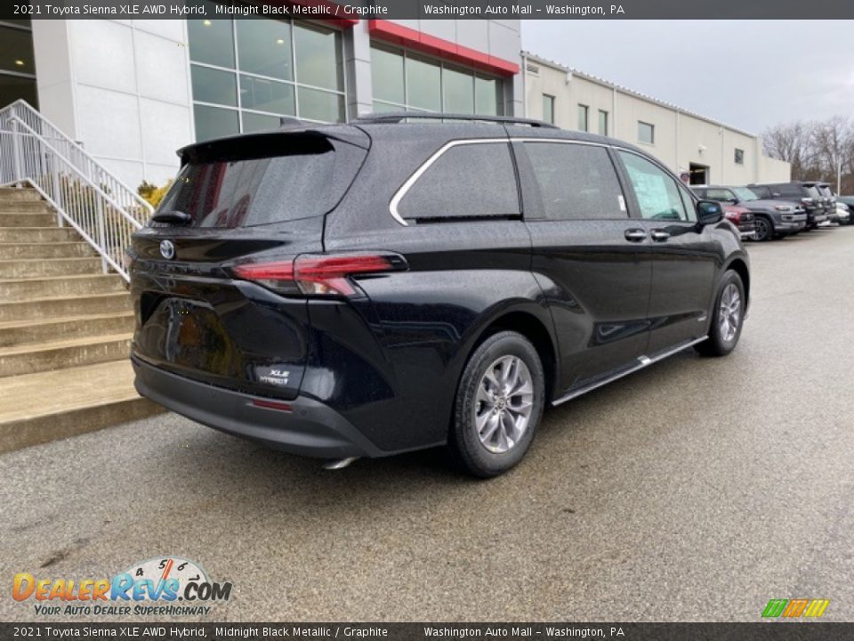 2021 Toyota Sienna XLE AWD Hybrid Midnight Black Metallic / Graphite Photo #14