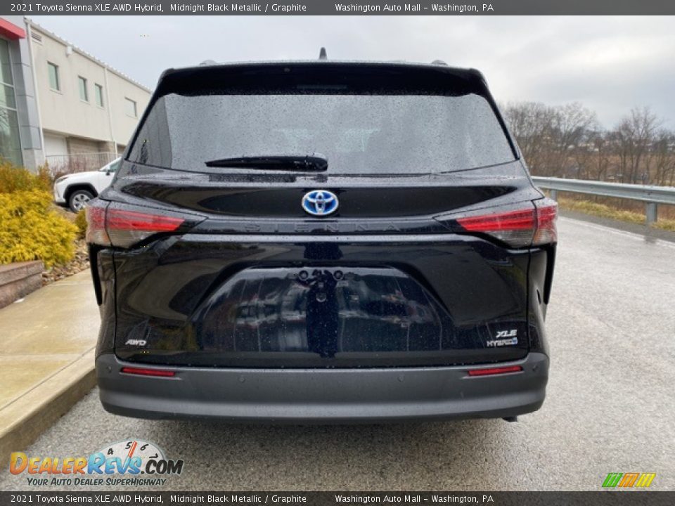 2021 Toyota Sienna XLE AWD Hybrid Midnight Black Metallic / Graphite Photo #15