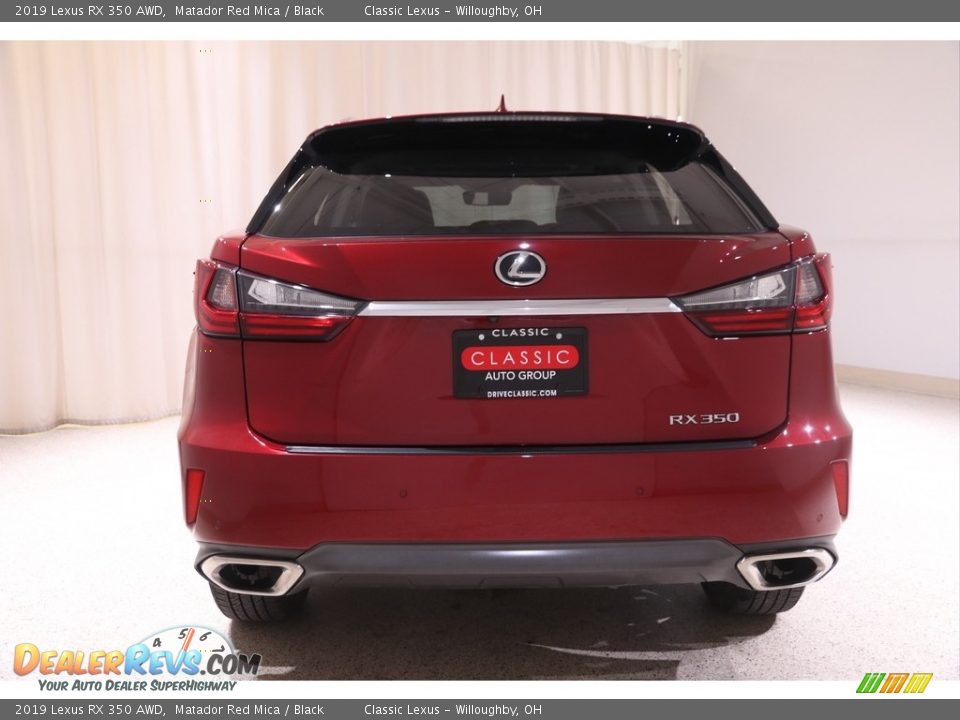 2019 Lexus RX 350 AWD Matador Red Mica / Black Photo #23