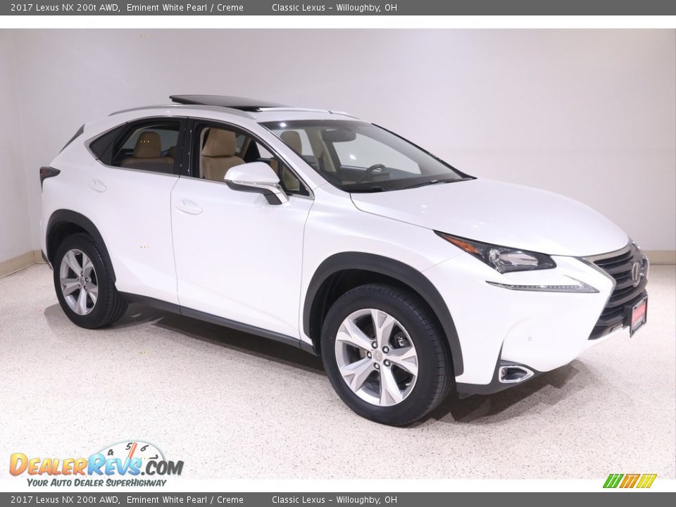 2017 Lexus NX 200t AWD Eminent White Pearl / Creme Photo #1