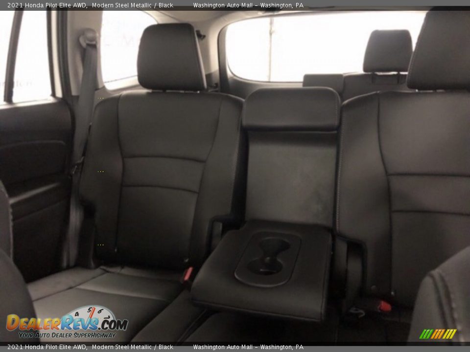 2021 Honda Pilot Elite AWD Modern Steel Metallic / Black Photo #5