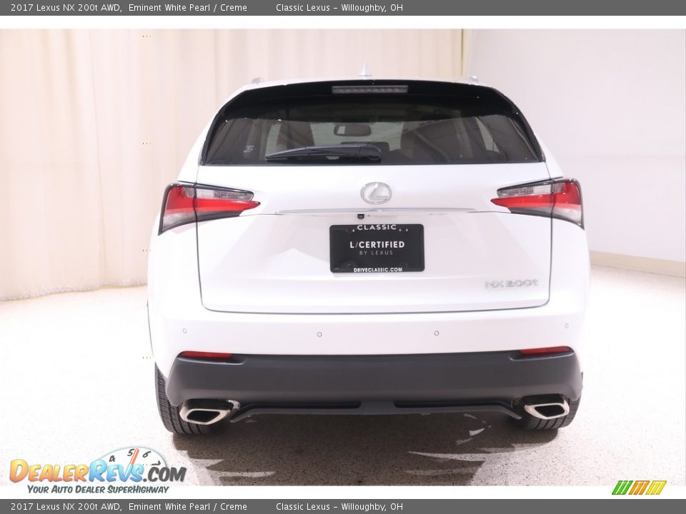 2017 Lexus NX 200t AWD Eminent White Pearl / Creme Photo #21